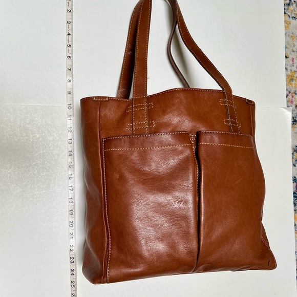 FRYE Mindy Leather Pocket Tote, EUC - Picture 13 of 13